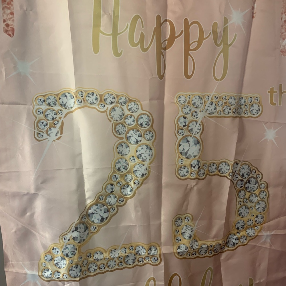 Happy 25th Birthday Door banner